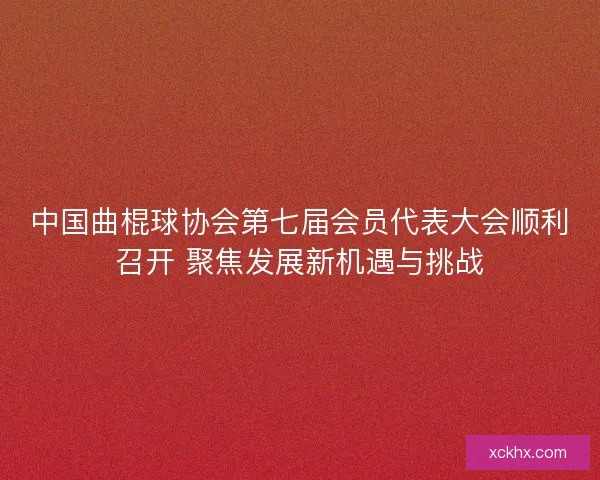 中国曲棍球协会第七届会员代表大会顺利召开 聚焦发展新机遇与挑战